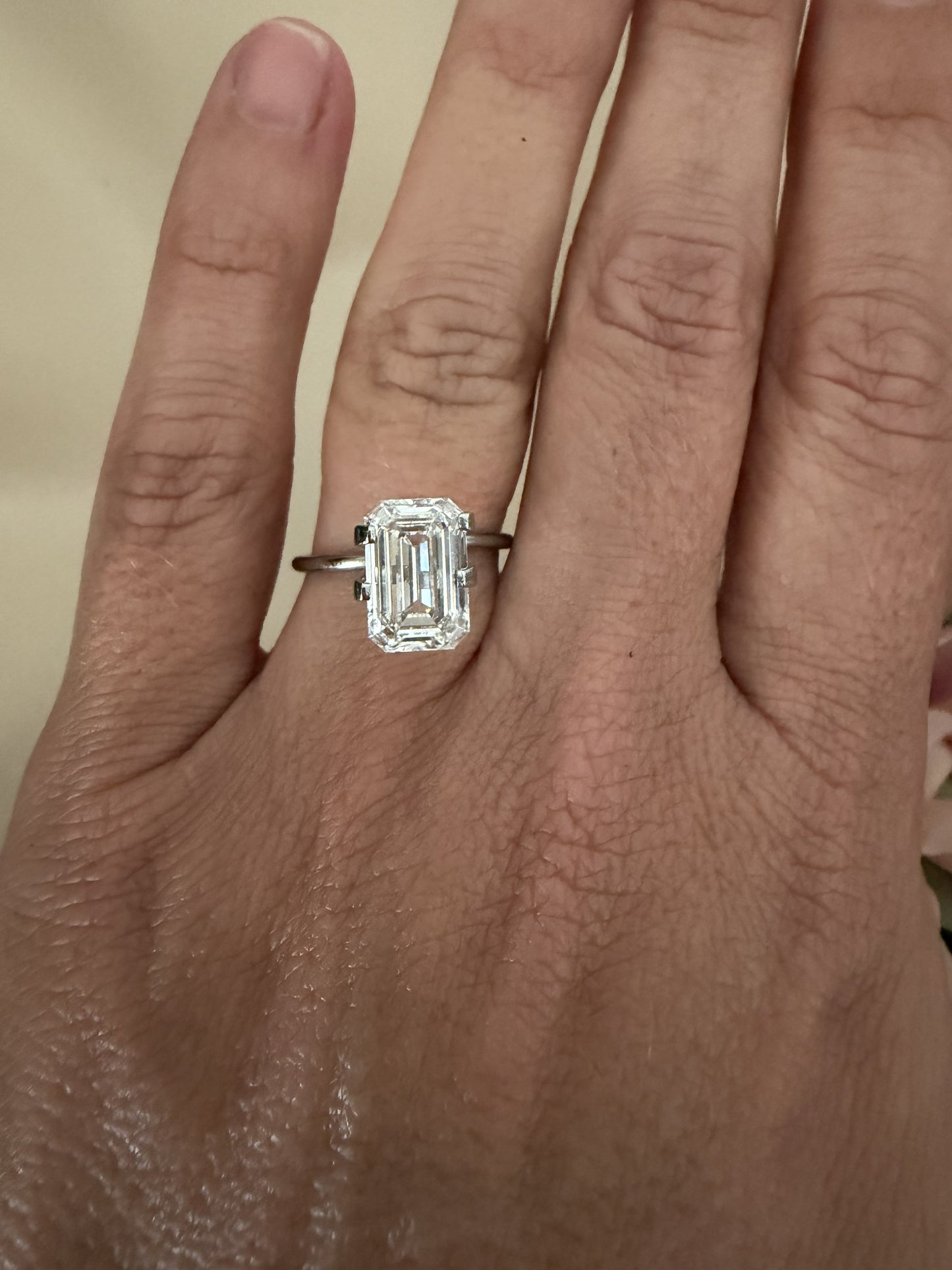 Emerald Cut Lab Grown Diamond