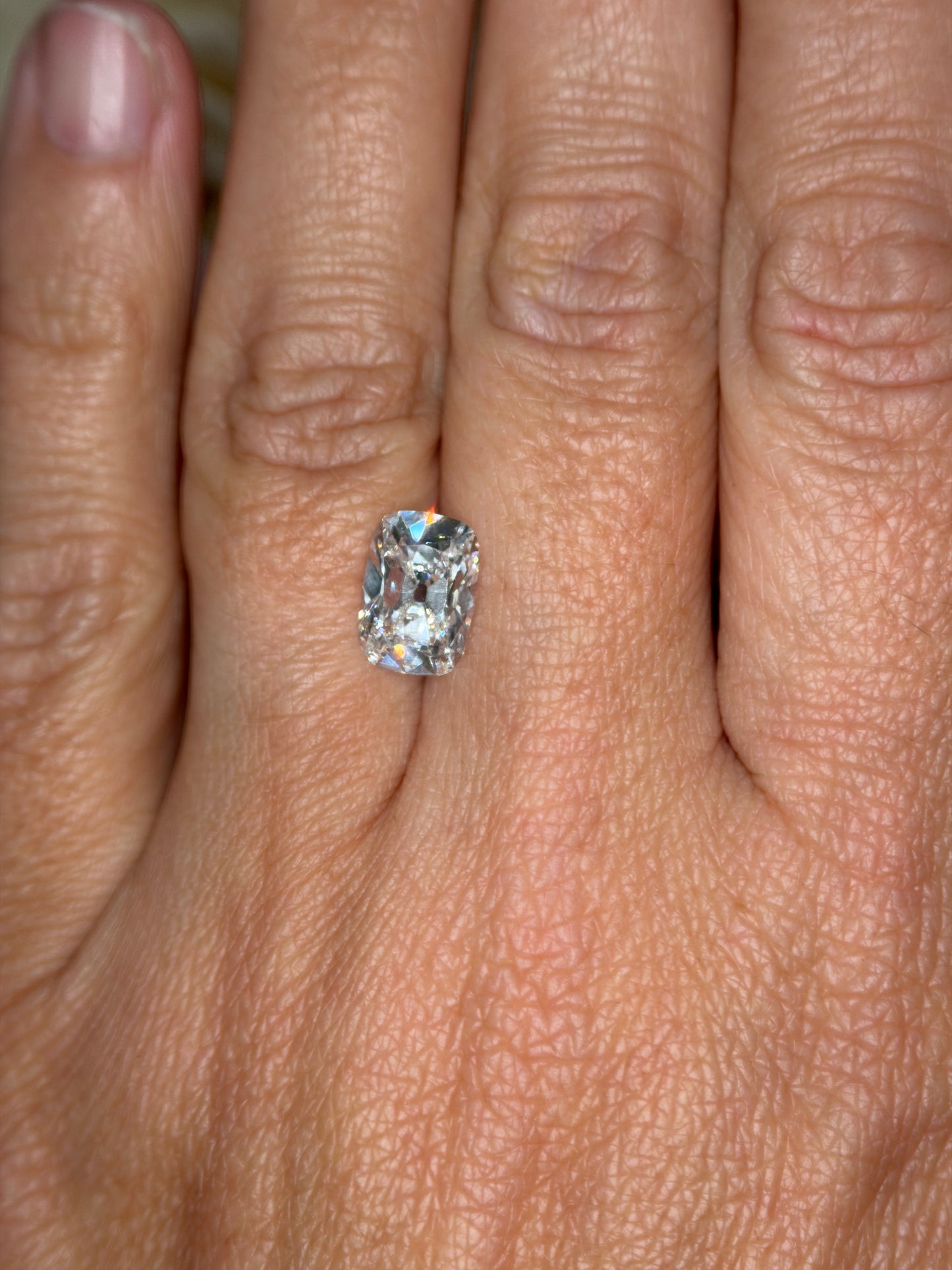 Old Mine Elongated Cushion Lab Grown Diamond