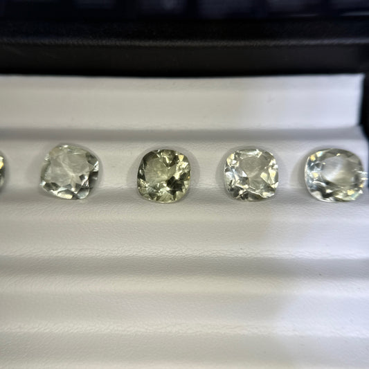 Green Amethyst - Prasiolite Cushion Cut