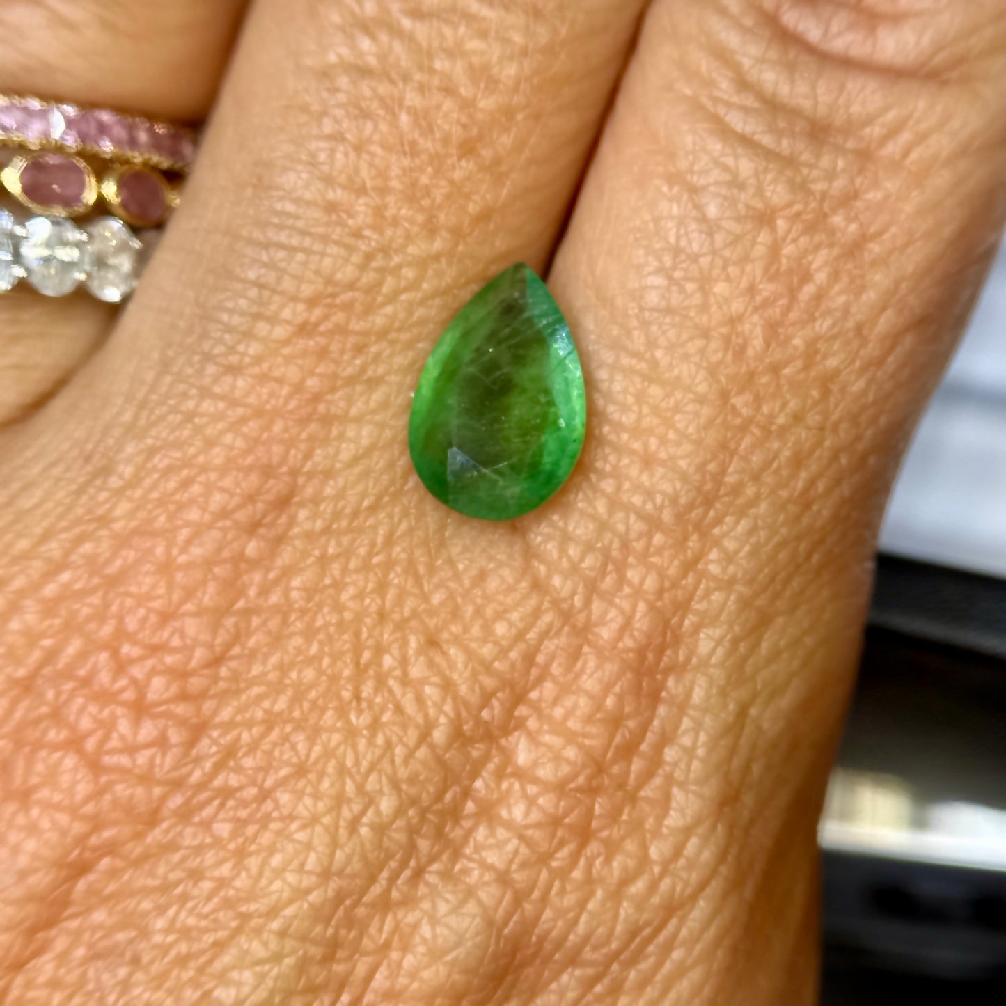 Pear Shaped Emerald